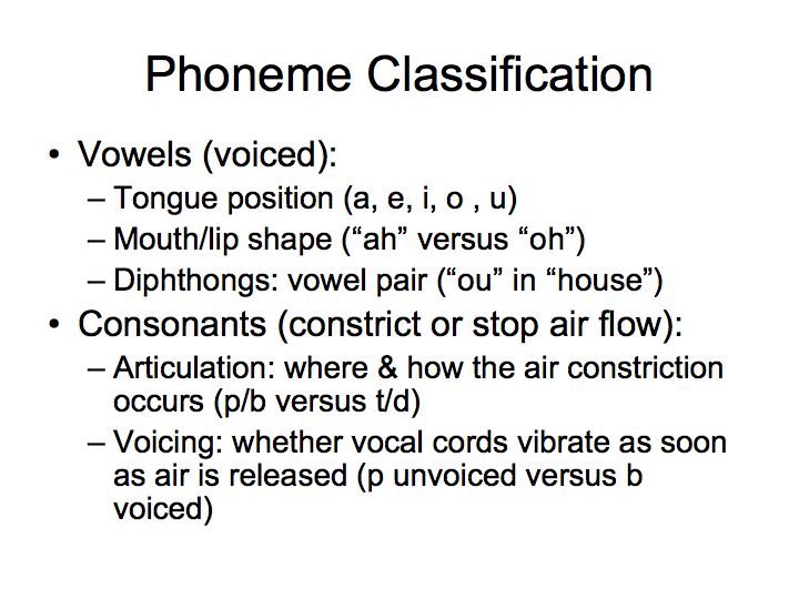 Percpetion Lecture Notes Speech Perception