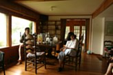 Inside the house