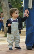 Mika, strolling in the park