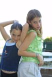 Nitxzan and Gal, posing