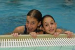 Gal and Nitzan in the pool