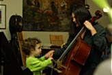 a first cello lesson with Tania