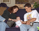 Mika, with Aunt Lisa and Uncle Chris