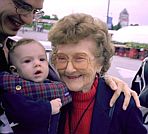 Mika, with Great Grandmother Lois