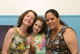 with teachers Loyan and Edna