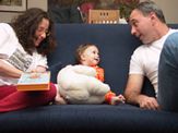 with Uncle Yaron and Aunt Esti